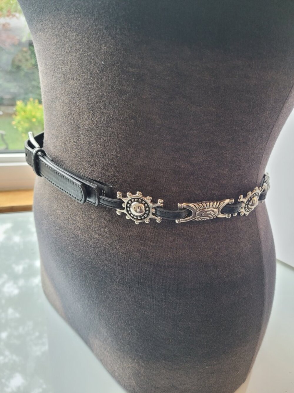 Urban Outfitters Western Silver Belt Size S
